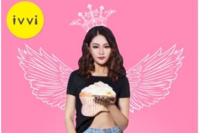 中南大学女神成ivvi TVC征集人气选手 爱丽颖爱小骨手机