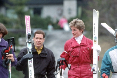 学穿戴安娜王妃的滑雪装 既能保暖又能时髦