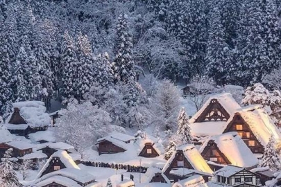 日本这个冷门雪乡美过北海道 还能打卡取景地