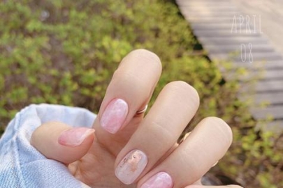 人间最美水蜜桃色美甲 少女心瞬间爆棚